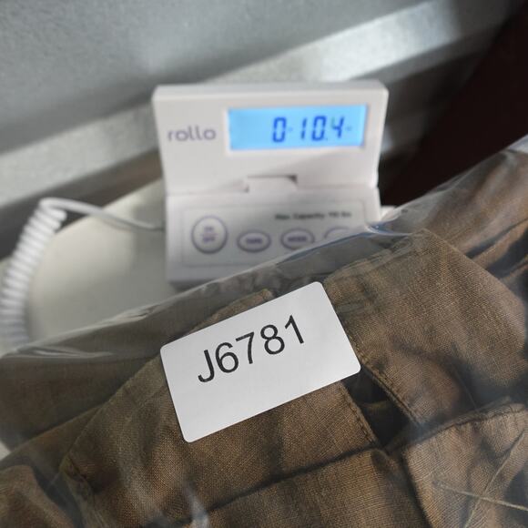 Michael Stars Blazer Womens Extra Small Lottie Linen Jacket One Button Green - Picture 10 of 10